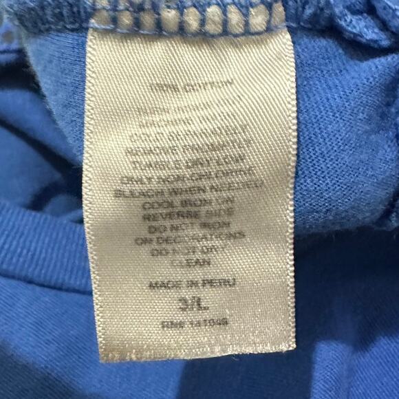 FreeCity Womens T-shirt Kaplankaya Turkey Life Nature Surf Blue, size Large - Picture 3 of 8